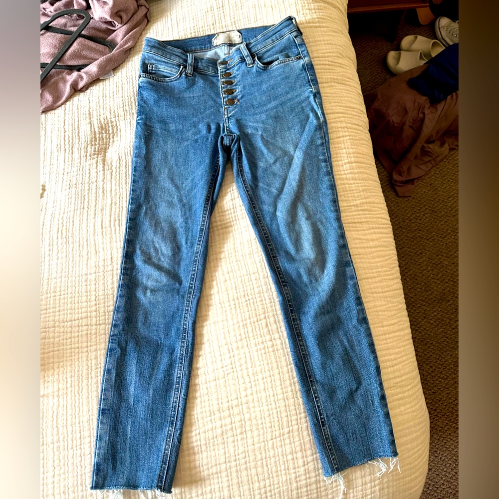 Free people blue jeans
